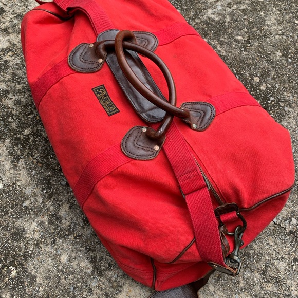 POLO RALPH LAUREN Canvas Leather Weekender Bag - Picture 4 of 7